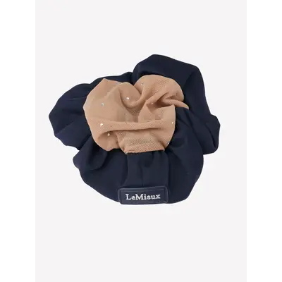 LeMieux Lemieux Scrunchie with Crystal Hair Net - Navy/