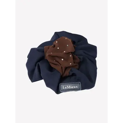 LeMieux Lemieux Scrunchie with Crystal Hair Net - Navy/