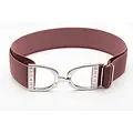 Hutson x Ellany Ellany Berry - 1.5" Silver Stirrup Elastic Belt