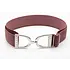 Hutson x Ellany Ellany Berry - 1.5" Silver Stirrup Elastic Belt