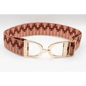 Hutson x Ellany Ellany Rose Lyndon - 1.5" Gold Stirrup Elastic Belt