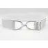 Hutson x Ellany Ellany White - 1.5" Silver Stirrup Elastic Belt