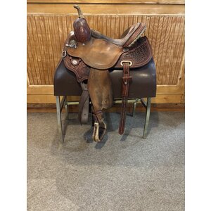 Circle Y Used 15" Circle Y Kelly Kaminski Barrel Saddle