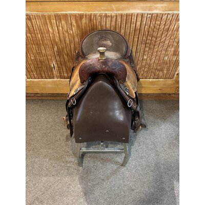 Circle Y Used 15" Circle Y Kelly Kaminski Barrel Saddle