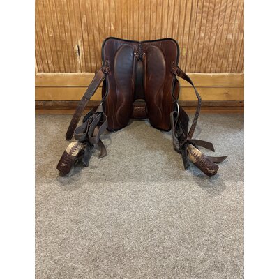 Circle Y Used 15" Circle Y Kelly Kaminski Barrel Saddle