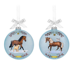 Breyer Breyer 2025 Holiday - Artist's Signature Ornament - Morgan & Friends