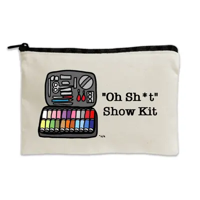 Unsustainable Equestrian Unsustainable Apparel - Canvas Pouch - "My Oh S*** Kit"