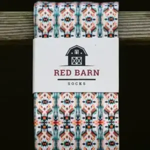 Red Barn Socks Red Barn Socks - Aztec Vibes - Adult