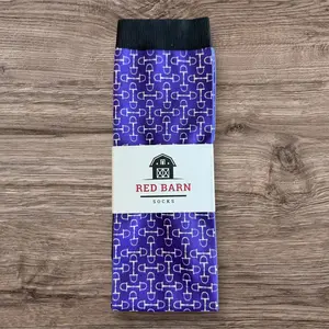 Red Barn Socks Red Barn Socks - Snaffle Chic - Adult