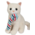 Douglas Douglas Mini White Cat w/ Candy Cane