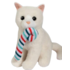 Douglas Douglas Mini White Cat w/ Candy Cane