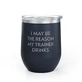 Unsustainable Equestrian Unsustainable Apparel - Wine Tumbler - 12oz - Trainer Drinks -