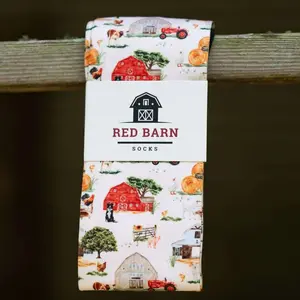 Red Barn Socks Red Barn Socks - Farm Life - Adult