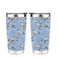 AWST int'l AWST Int’l - 20oz Stainless Steel Tumbler - Lila Toile - Blue, STD