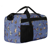 AWST int'l AWST Int’l - “Lila” Hunter Ponies Duffle Bag - Blue