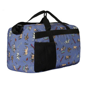 AWST int'l AWST Int’l - “Lila” Hunter Ponies Duffle Bag - Blue