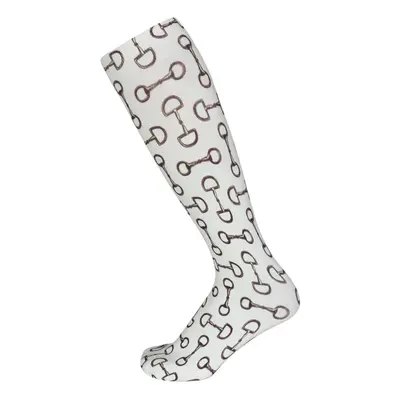 AWST int'l AWST Int’l - Lila Vintage Snaffles Socks - White