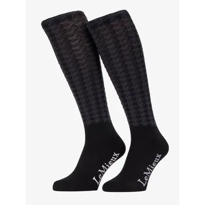 LeMieux LeMieux Winter 25' Aspen Houndstooth Socks