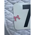 Dubois Cheval Dubois Cheval - Pink Bow Number Pin Charm