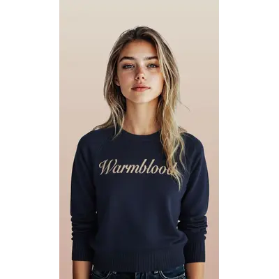70 Degrees 70° - The Warmblood Sweater - Classic Tan/Navy