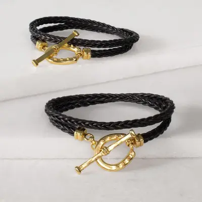 Urban Equestrian Urban Equestrian - Pyrite - Bracelet to Necklace