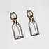 Urban Equestrian Urban Equestrian - Denby Riding Stirrup Earring - Two Tone