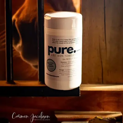 The Infused Equestrian - Pure. A Bit Wipe (New Canister) - Peppermint