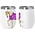 AWST int'l AWST Int'l - 12 oz Stainless Steel Wine Tumbler - Lila Palomino Horse