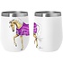 AWST int'l AWST Int'l - 12 oz Stainless Steel Wine Tumbler - Lila Palomino Horse