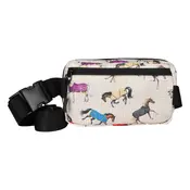 AWST int'l AWST Int'l - Lila Horses in Blankets Crossbody/Waist Bag