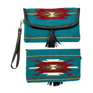 El Paso Saddle Blanket El Paso Saddleblanket - Wool Wristlet Purse