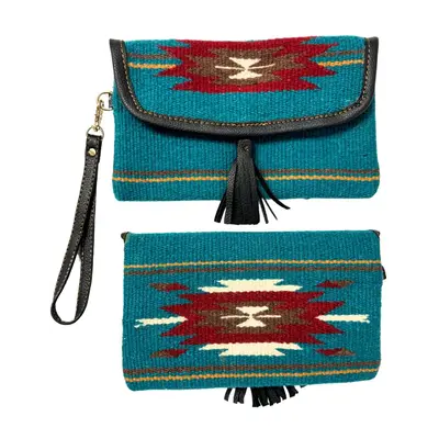 El Paso Saddle Blanket El Paso Saddleblanket - Wool Wristlet Purse