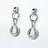 Urban Equestrian Urban Equestrian - Engraved Horseshoe Earrings - Medallion - Sterling Silver