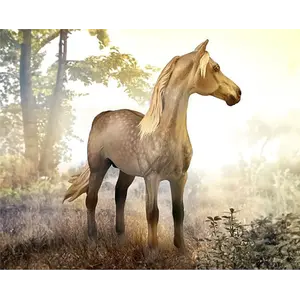 Breyer Breyer CollectA - Morgan Stallion - Silver Grulla
