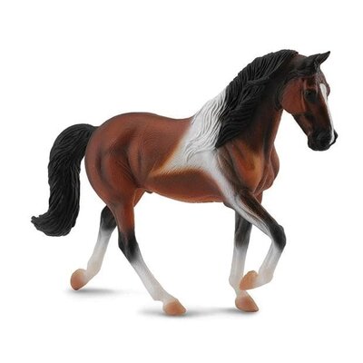 Breyer Breyer CollectA - Tennessee Walking Horse Stallion Bay Pinto