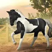 Breyer Breyer Collectibles Warmblood Stallion- Black Tobiano