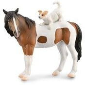 Breyer Breyer Collectibles Skewbald Mare with Terrier