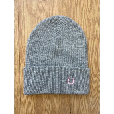 Bridle Up Hope Bridle Up Hope Shop- Pink Horseshoe Beanie