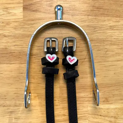 ManeJane D&S - Heart Smooshes Spur Straps - 18"
