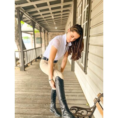 70 Degrees 70° Lace Sleeve Show Shirt