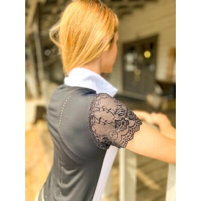 70 Degrees 70° Lace Sleeve Show Shirt