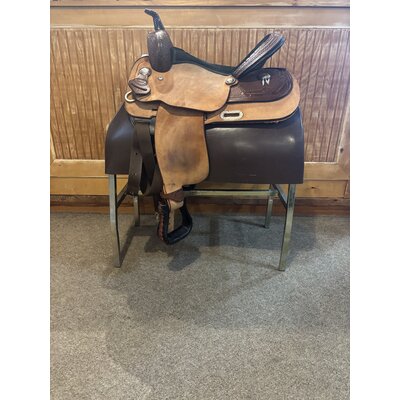 Used Greenville Billy Cook Barrel Saddle 15" Wide
