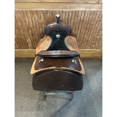 Used Greenville Billy Cook Barrel Saddle 15" Wide