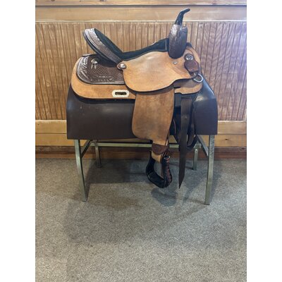 Used Greenville Billy Cook Barrel Saddle 15" Wide