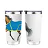 AWST int'l AWST Int’l - 20oz Stainless Steel Tumbler - Lila Bay Horse - White/Blue, STD