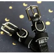 ManeJane D&S - Horse Shoes - Silver Bling Spur Straps - 18"