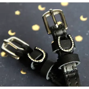 ManeJane D&S - Horse Shoes - Silver Bling Spur Straps - 18"