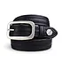Bates Bates Leather Belt- Classic Black 75cm/29in