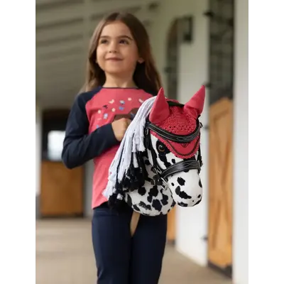 LeMieux LeMieux Hobby Horse Fly Hood - Cranberry