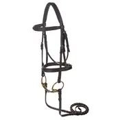 Henri de Rivel Advantage Mono Crown Padded Bridle- Havana/Horse